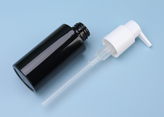 ขวดโลชั่นพลาสติก PETG ขวด PET สีดำ 100 มล. BPA LEAD FREE