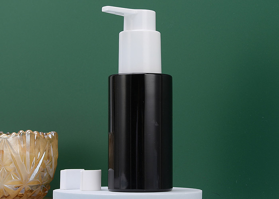 ขวดโลชั่นพลาสติก PETG ขวด PET สีดำ 100 มล. BPA LEAD FREE