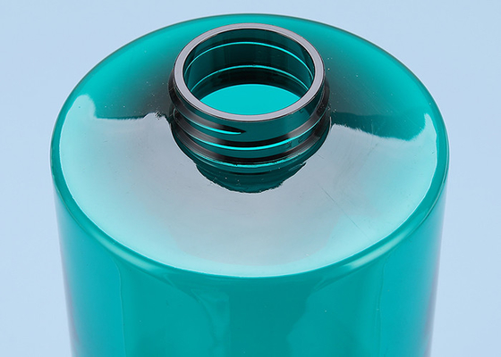ขวดโลชั่น PET ปลอดสาร BPA สีฟ้าพร้อมปั๊ม 81*185mm