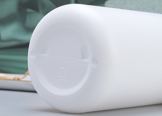 ขวดปั๊มโลชั่นสีขาว HDPE วัสดุบริสุทธิ์ 100% เกรดอาหาร