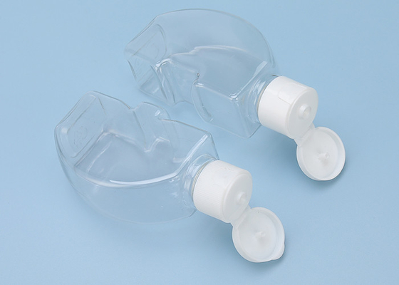 OEM Double Clamshell ขวดพลาสติกพร้อมฝาเกลียวรีไซเคิลได้ 120ml