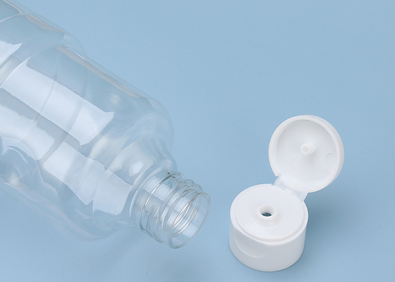 ISO9001 350ml HAPE ขวดพลาสติกใสสกรูด้านบน BPA Free