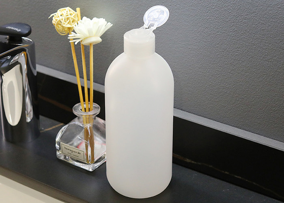 BPA Latex ฟรีขวดพลาสติก PE แบบเกลียวพร้อมฝาพลิก 70*167mm