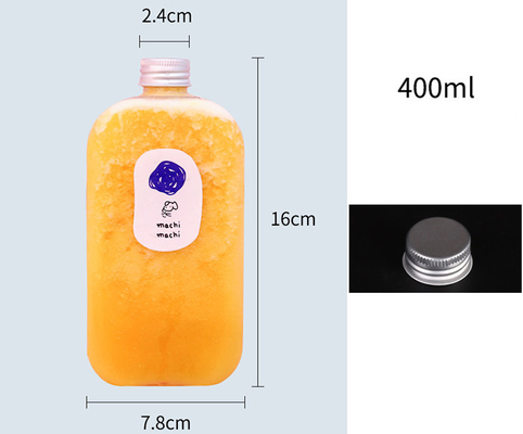 เครื่องดื่มพลาสติกแบบใช้ซ้ำได้น้ำอัดลมขวด PET 400ml 350ml