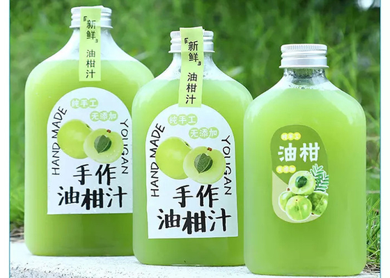 ขวดชานมป้องกันการรั่ว 350ml 250ml ขวดน้ำผลไม้พลาสติก