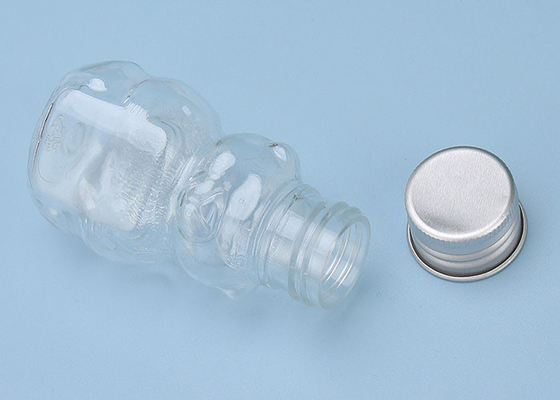 30ml เครื่องดื่มพลาสติกขวด PET สำหรับชานมพร้อมฝาอลูมิเนียม