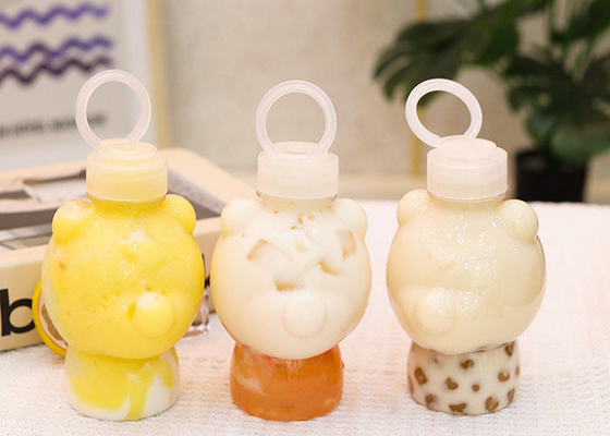 ดึงฝาปิดขวดชานม 400ml ขวดน้ำผลไม้บีบ