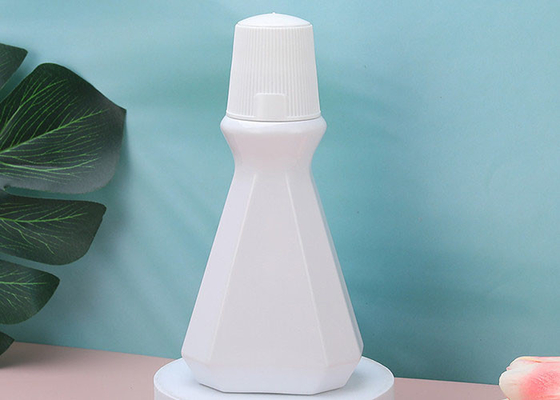 ขวดน้ำยาบ้วนปากพลาสติก 180 มล ขวด PET สีขาว Antiskid