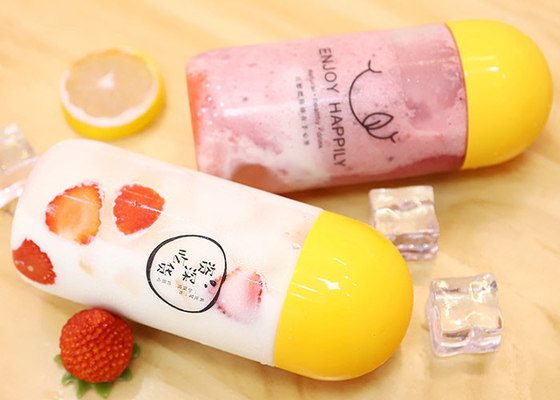 ขวดชานมใส 500มล.