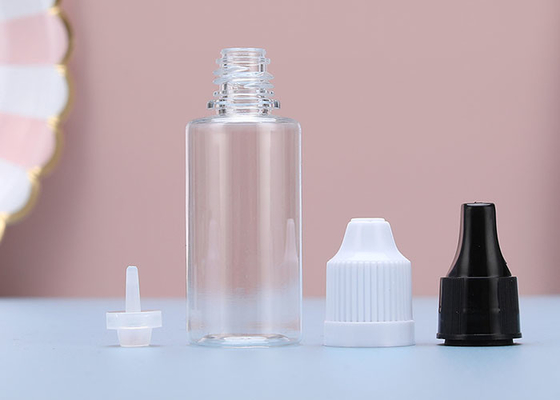 ขวดพลาสติก PET E Liquid Vape Oil พร้อมฝาหยด 8ml