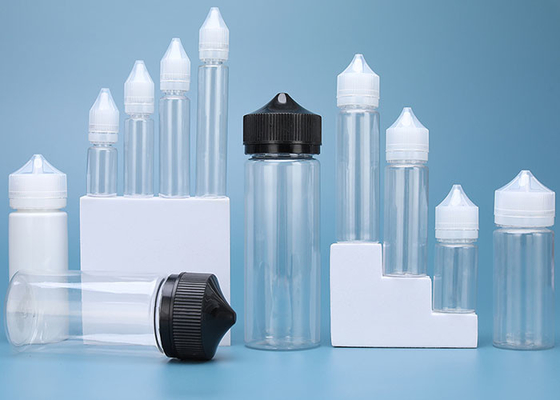 H 65.5mm E ขวดของเหลว V2 100ml ภาชนะหยอดตาเปล่า