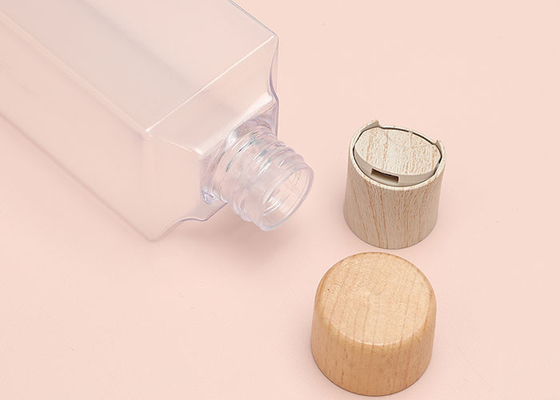 ขวดพลาสติกใส BPA Free Squeezable พร้อมฝาปิดแผ่นดิสก์