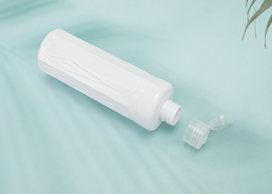 Flip Top Cap 300ml ขวด PET พร้อมสกรูด้านบนสำหรับแชมพูเครื่องสำอางโลชั่น