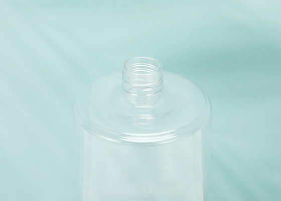 เครื่องสำอาง PET เปล่า 500ml ขวดปั๊ม 16oz พลาสติกมันเงาทรงกระบอก