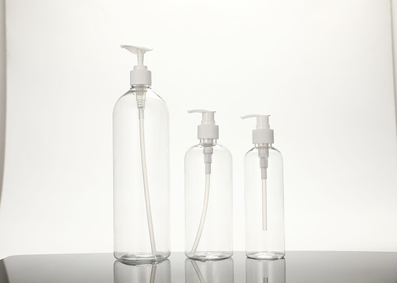ขวดปั๊มพลาสติก PET เปล่า 500ml 1000ml สำหรับแชมพูโลชั่น