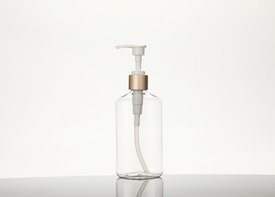 ขวดแชมพูเปล่าปั๊มเปล่า 350 มล. สำหรับซักมือ PET Plastic