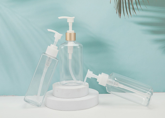 ขวดแชมพูเปล่าปั๊มเปล่า 350 มล. สำหรับซักมือ PET Plastic