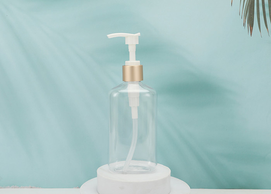 ขวดแชมพูเปล่าปั๊มเปล่า 350 มล. สำหรับซักมือ PET Plastic