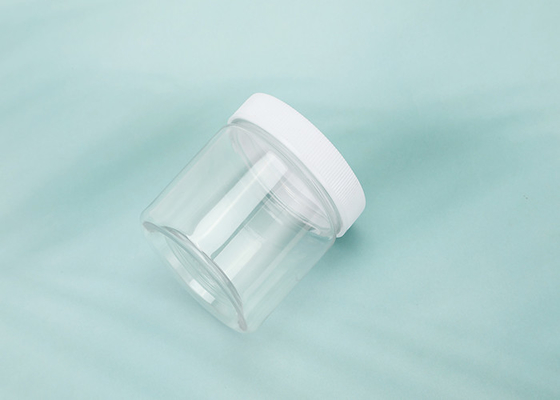 ขวดพลาสติกกลมรีฟิลเปล่าใสขนาด 100 มล. พร้อมฝาปิดและฉลากปลอดสาร BPA