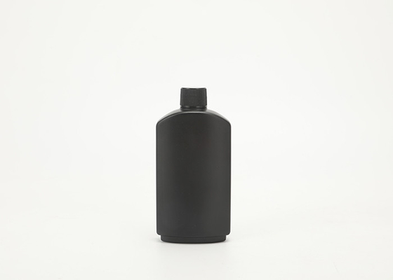 ขวดแชมพูพลาสติก HDPE ทรงเหลี่ยมและแบน 4oz 120ml สำหรับหมึก