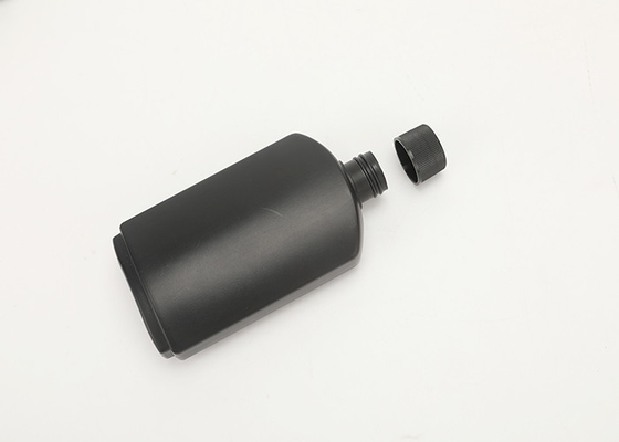 ขวดแชมพูพลาสติก HDPE ทรงเหลี่ยมและแบน 4oz 120ml สำหรับหมึก