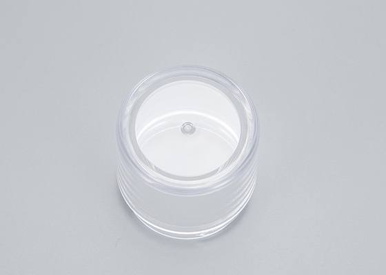 คอนเทนเนอร์ตัวอย่างเครื่องสำอาง 5g 30g พร้อมฝาเกลียวพลาสติก Round
