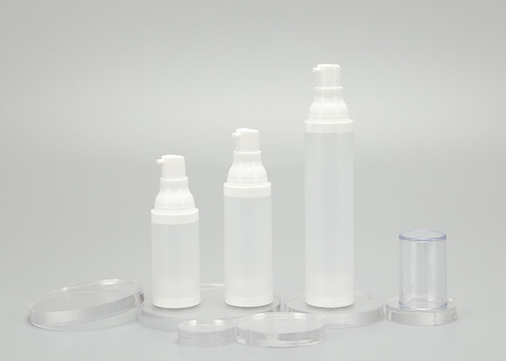 Clear Airless Cosmetic Cream ขวดปั๊มสุญญากาศขนาดเดินทางรีฟิล