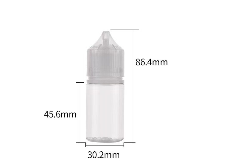 ขวดหยด V3 สั้น 30 มล. พร้อมขวด Eliquid รส CRC ฝา PET