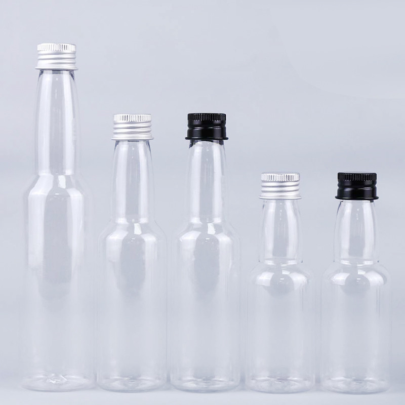 ขายร้อน 50ml กระป๋องพลาสติก PET กลมโปร่ง