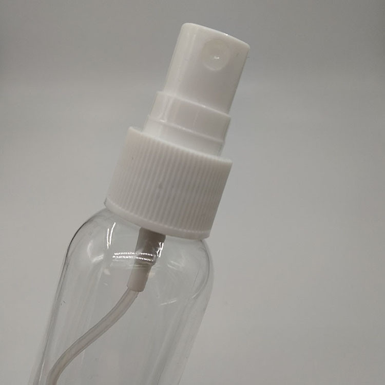 ขายปลีก 1Oz 2Oz 30Ml 50Ml150Ml ข้างว่าง ใส โบสตันกลม สเปรย์ปั๊ม กระป๋องพลาสติกสัตว์เลี้ยงสําหรับแอลกอฮอล์