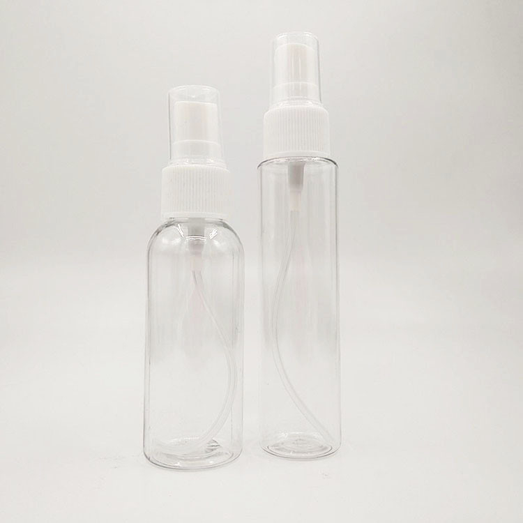 กระป๋องสเปรย์พลาสติกสีขาวใส 30ml 50ml 100ml 120ml 150ml 200ml 250ml 500ml สําหรับเครื่องสําอาง