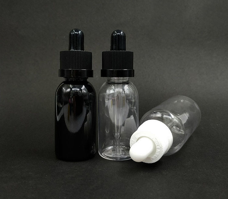 ใส PET กันเด็กกลมสกรู Cap E กระป๋องเหลวสําหรับ E Juice Packaging กับการพิมพ์จอ