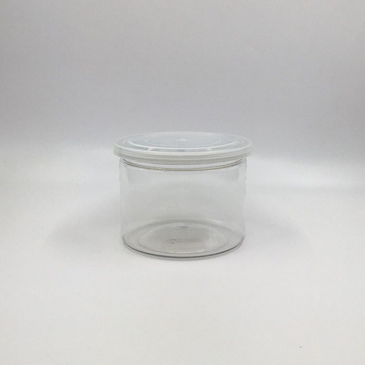 กระปุกพลาสติกสำหรับสัตว์เลี้ยงแบบแข่งขันได้ พร้อมฝาเปิดง่าย ฝาปิดแบบป๊อป กระป๋องแบบใช้แล้วทิ้ง เกรดอาหาร พร้อมปรับแต่งได้