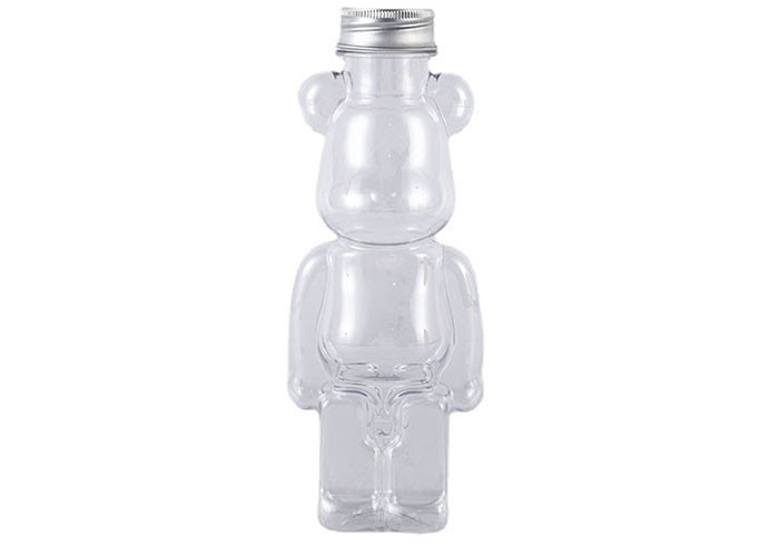 350ml 400ml 500ml 700ml ขายร้อน ปรับปรุงสัตว์เลี้ยง พลาสติกทรงหมี กระป๋องน้ําผึ้งสําหรับเครื่องดื่ม