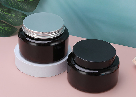 ผงอลูมิเนียมฝาขวดพลาสติกสกรูด้านบน 180ml ขวดเครื่องสำอาง