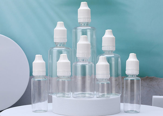 30ml 40ml 50ml E ของเหลวพลาสติกขวดหยดตาเปล่าพร้อมฝา Childproof